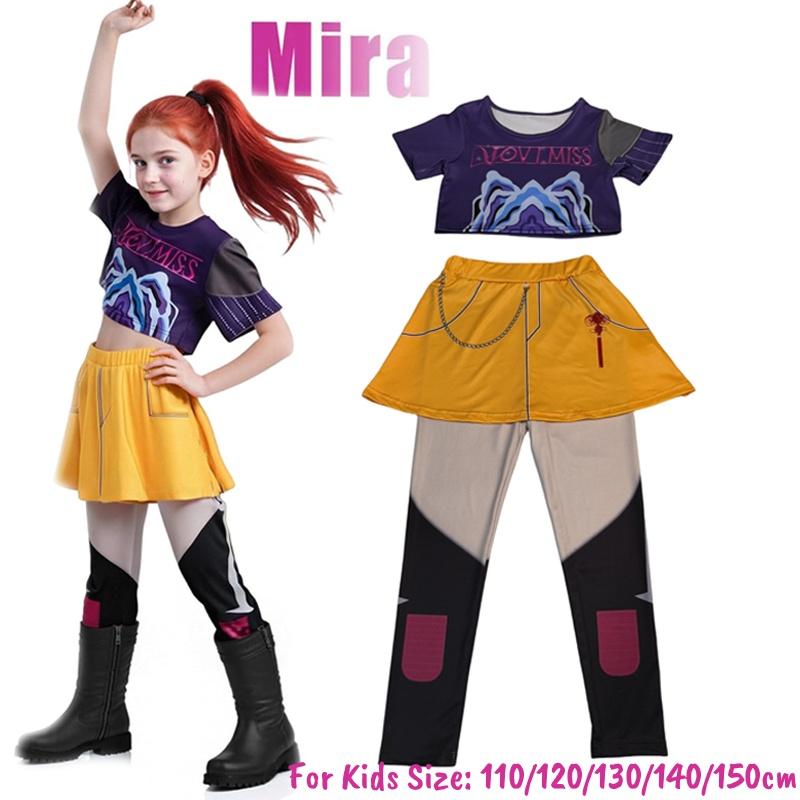K-POP Cacciatori di Demoni Costume Cosplay Rumi Zoey Mira per Ragazza Vestiti per Performance di Halloween Festa di Compleanno Panno Costume per Gioco di Ruolo Costumi