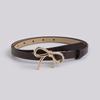 Bow Detail Women Bowknot Buckle Belt Adjustable Thin Belt  for Trending Accessory