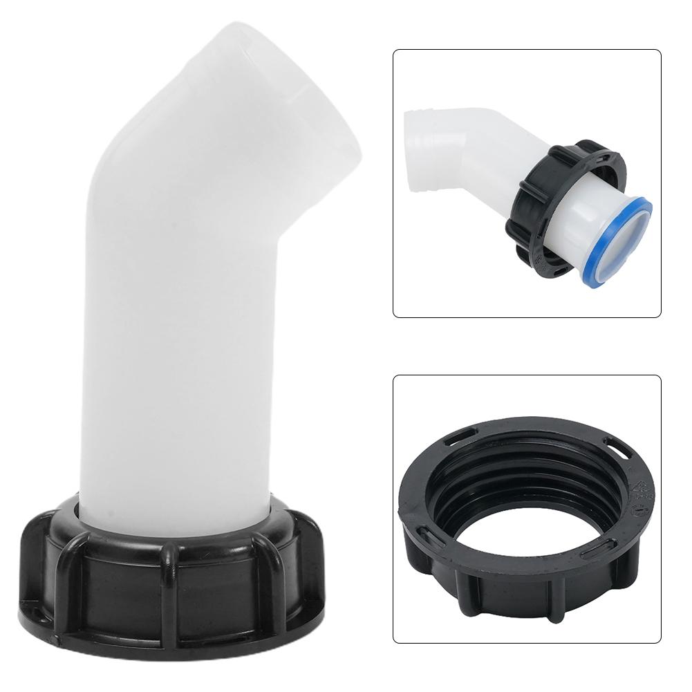 IBC-Container-Adapter Auslaufstutzen mit Gewinde 60 mm Anschluss Geeignet für Regenwassertanks und widerstandsfähige Flüssigkeiten