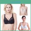 Elegant Dame Plus Size Blonder Full Coverage BH Med Justerbare Skulderstropper