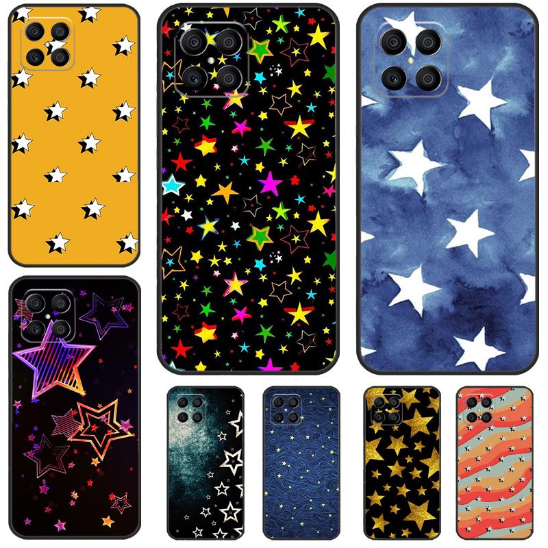 Stars Colourful Case For Honor 70 50 90 Lite Magic 6 5 Pro Cover For Honor X8a X9a X7a X6a X9b X8 X9 X7 8X