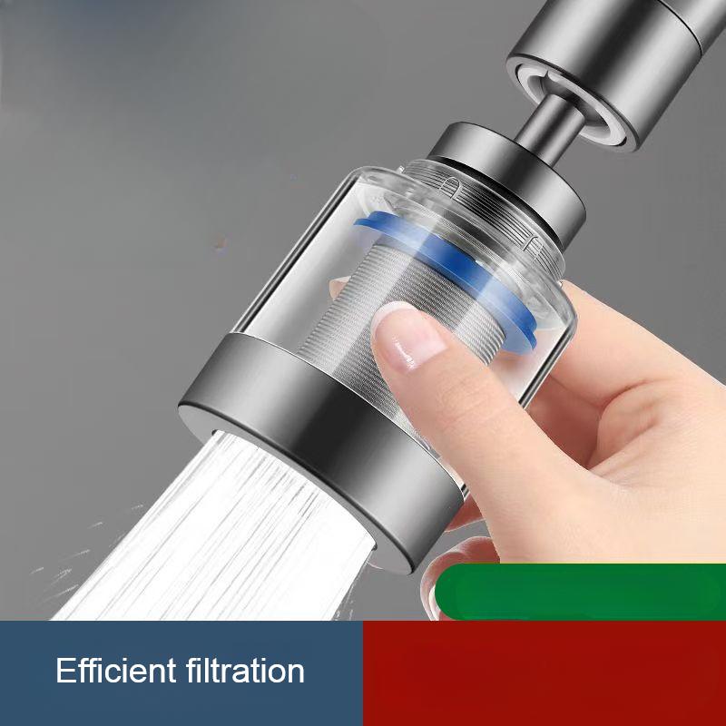 Kitchen Faucet Filter Nozzle, Home Tap Water Purifier, Extendable, Anti-Splash, Rotatable Water Purifier