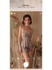 Yi Yue Pure Desire Butterfly Camisole Pajama Set with Chest Pads - Erotic Women's Nightgown Lingerie