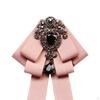 Bow Tie for Women Bowknot Necktie Vintage College Style Elegant Ribbon Formal Fashion Brooch Pin