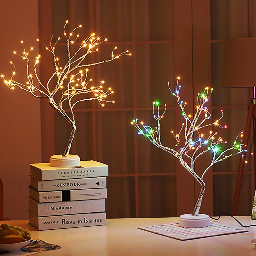 LED Tree Light Home Hotel Decorative Adjustable Artificial Tree Lamp Bedroom