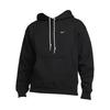Felpa con Cappuccio e Zip Intera Solo Swoosh Nero/Bianco Uomo Streetwear DX1355-010