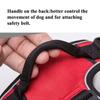 Dog Harness Vest Chest Rope Set Reflective Breathable Soft Padded Adjustable Pet Harness for Small Medium Dogs Outdoor Walking