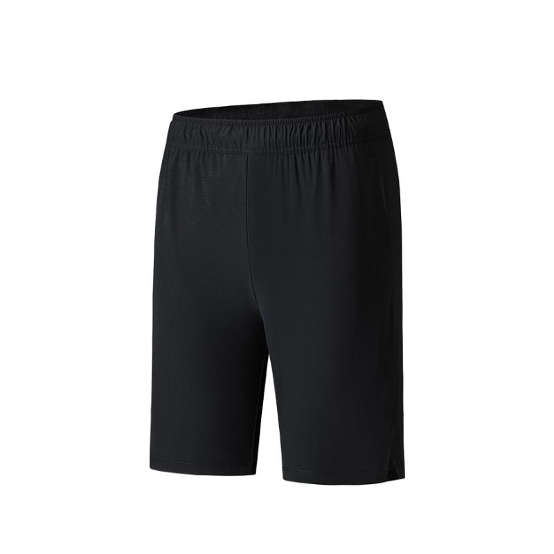 

Anta Champion All-Weather Outdoor Series Solid Color Breathable Versatile Five-Point Sports Shorts Men shorts Basic-Black 152520302-1
