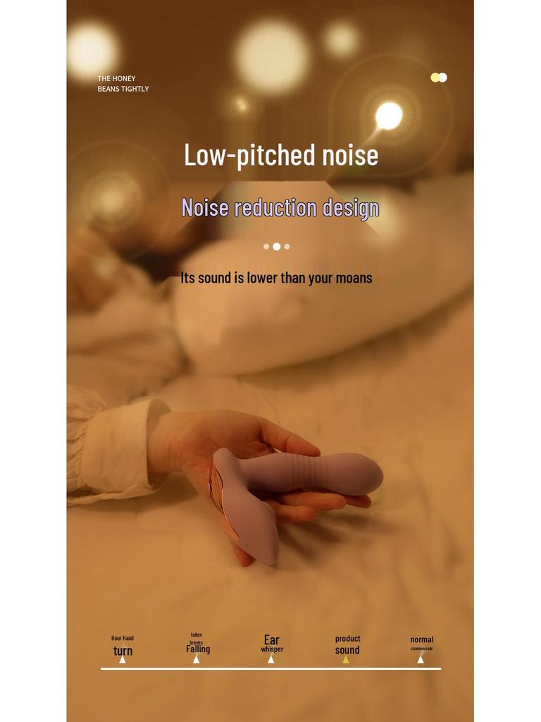 Silent Wearable Vibrator: Telescopic Massager & Intimate Masturbation Toy for Women