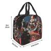 Custom Poster Of T-Terrifiers Halloween Resuable Lunch Boxes Women Leakproof Cooler Thermal Food Insulated Lunch Bag Office Work