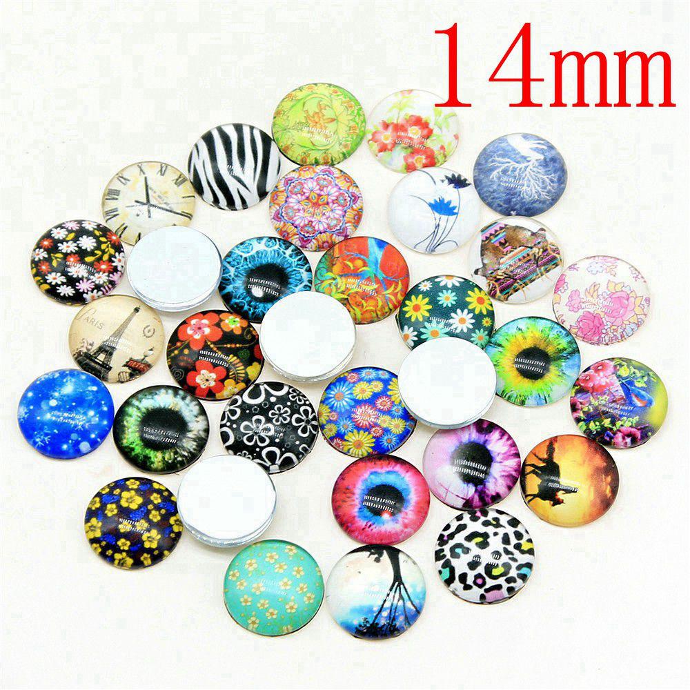 Flat Back Glass Cabochon Accessories Parts Male Jewelry Bulk Personalized Materials