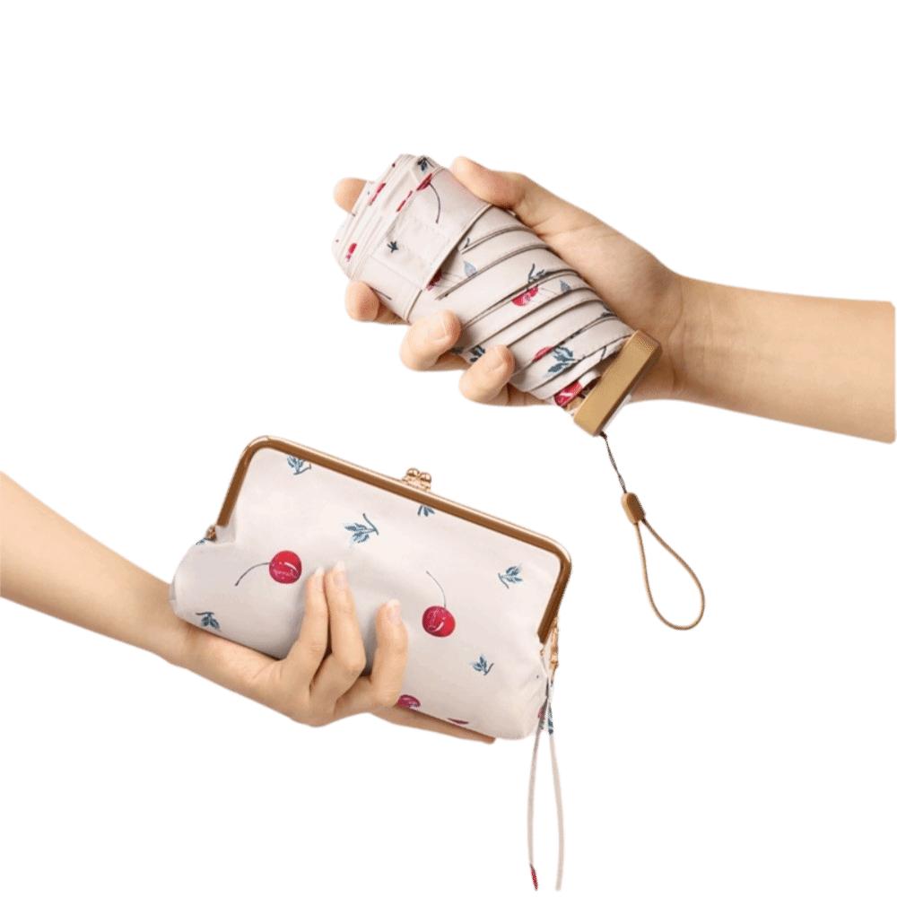 Mini slunečník s UV ochranou Dvojí použití Kapesní kapslový deštník Kreativní slunečník Léto