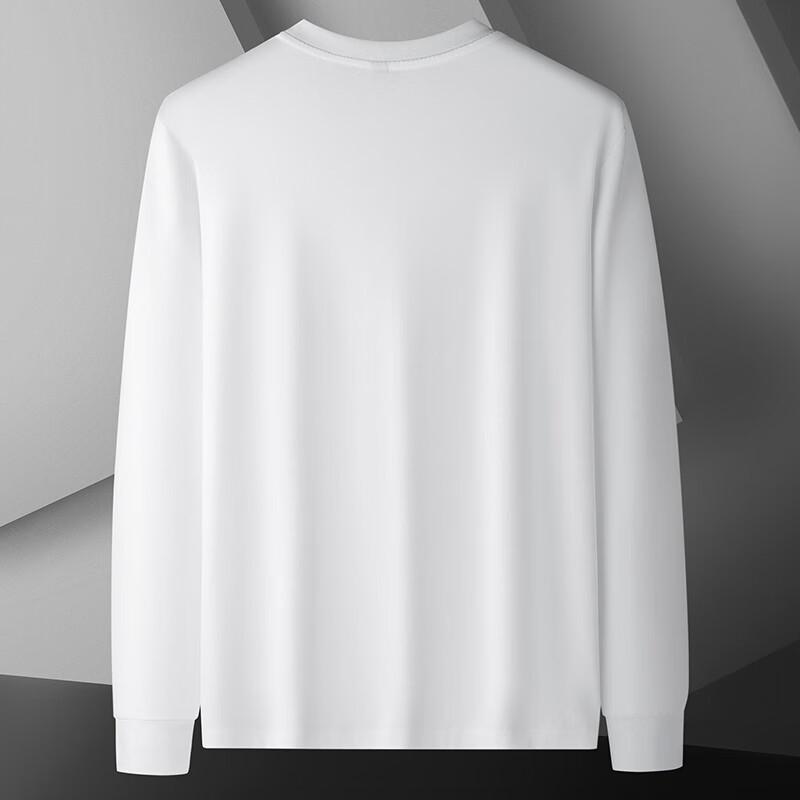Men's Plus Size Pure Cotton Long Sleeve T-Shirt