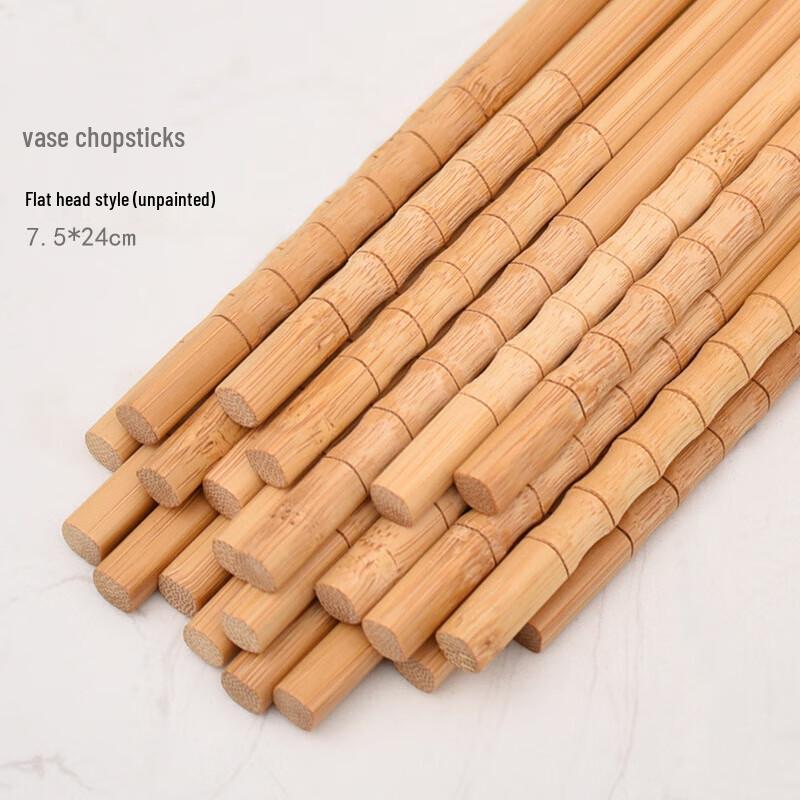 Weijia Chinese Style Carbonized Bamboo Chopsticks