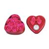 6Pcs Heart-shaped Rose Gift Box Simulated Rose Soap Flower Mother's Day Rose Gift Box Valentine's Day Rose Gift Wedding Souvenir