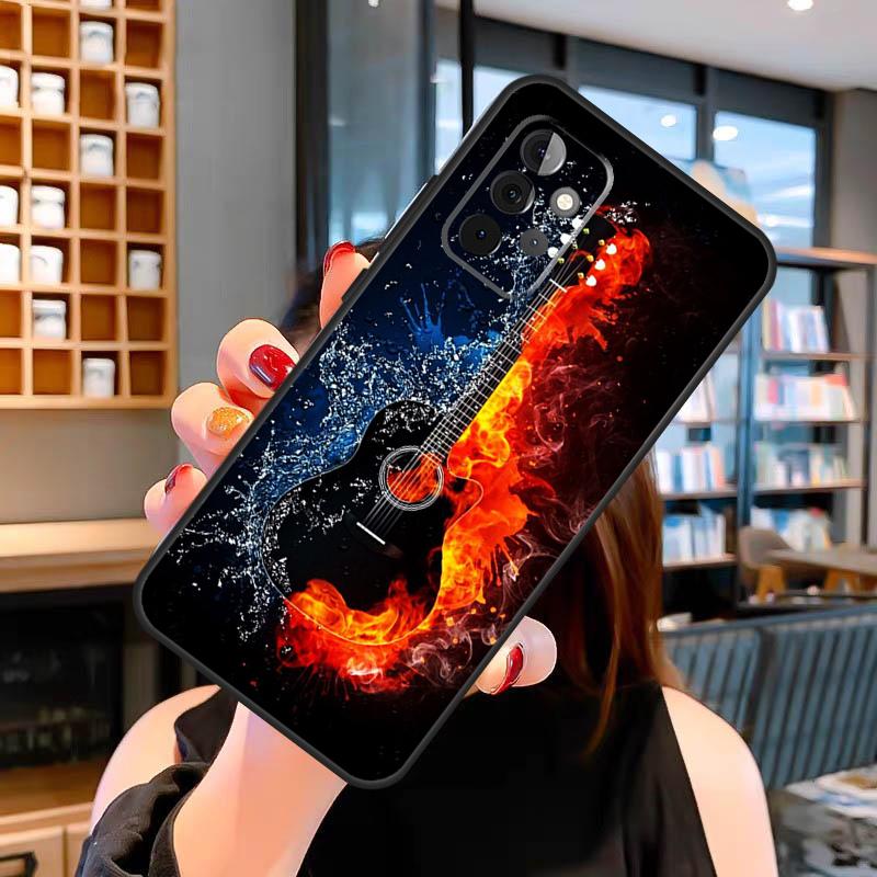 

Rock Music Instrument Guitar Case For Samsung Galaxy A14 A34 A54 A52 A32 A42 A22 A12 A51 A71 A13 A33 A53 A52S Cover Samsung A13 4G