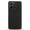 For Honor X6b 4G Case Cloth Texture Anti-Scratch Protective PC Phone Cover