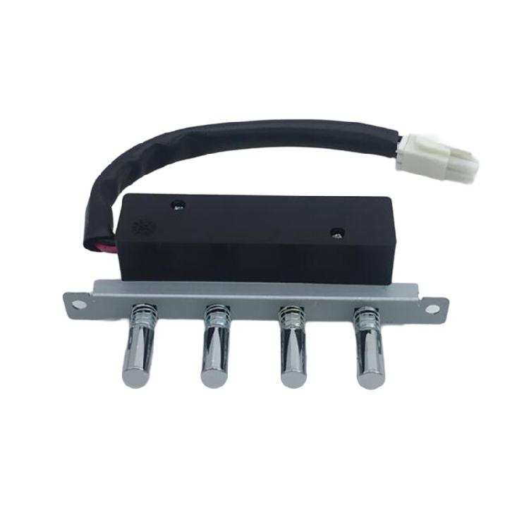 Convenient Piano Type Pushbutton Switch User Friendly Pushbutton Switch Metal Key Switch Perfect for Kitchen Appliances