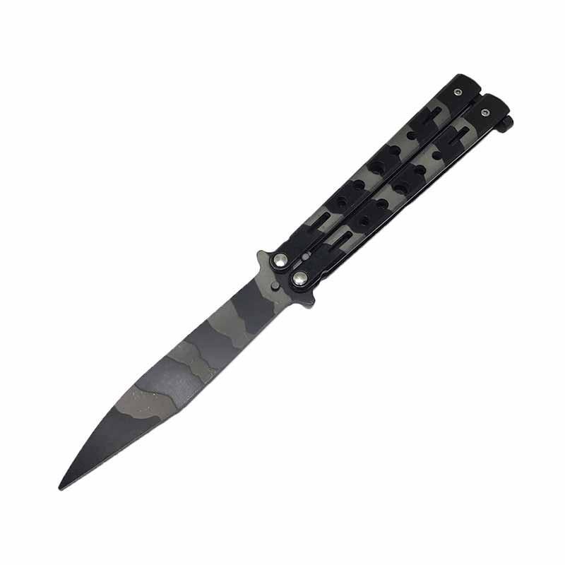 Samolepka na auto 10 stylů Butterfly Knife Osobní nálepka na auto Legrační 3D DIY škrábací obtisk 13 cm X 13 cm