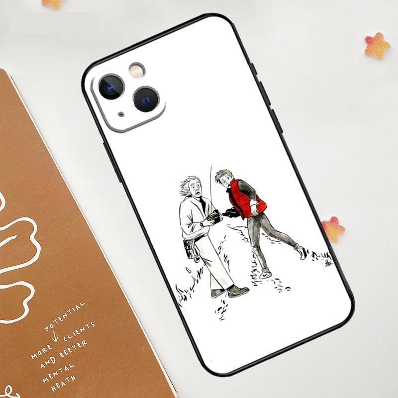 Back To The Future Case For Apple iPhone 16 15 14 13 12 11 Pro Max Mini XR 15 16 Plus 16e Protective Cover
