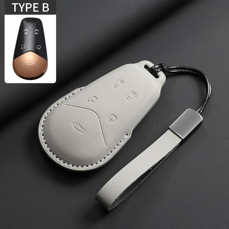 5 Buttons Original Color Car Key Case Cover Shell For VOYAH DREAM POWER PHEV EV Anti-Scratch Auto Keychain Garnish Accessories