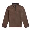 Mens Alfie Contrast Detail Borg Half Zip Fleece Top