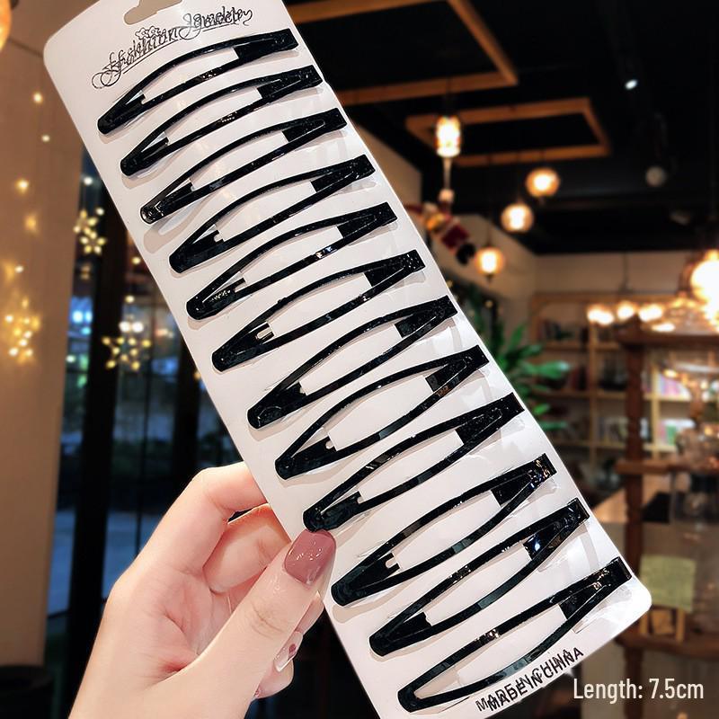 

Корейский набор утолщенных черных заколок для волос для женщин