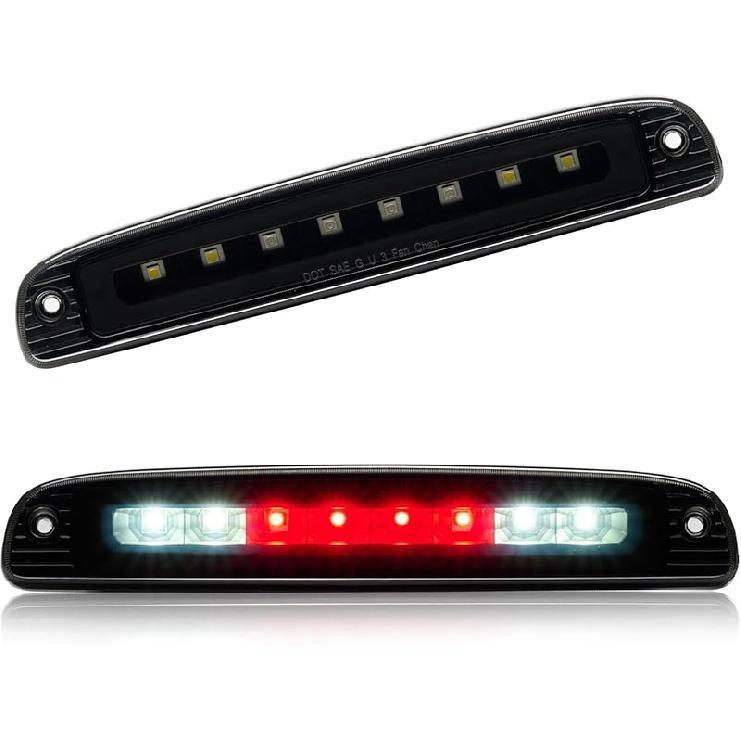 Third 3Rd Brake Light LED For 2014-2018 Chevy Silverado/GMC Sierra 1500 2500HD 3500HD, High Mount Rear Brake Lights Assembly, Waterproof Center Cab