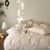 Svetanya Linen Cotton Bedding Set Jacquard Bed Linens Sheet Pillowcase Duvet Cover Set Underwear