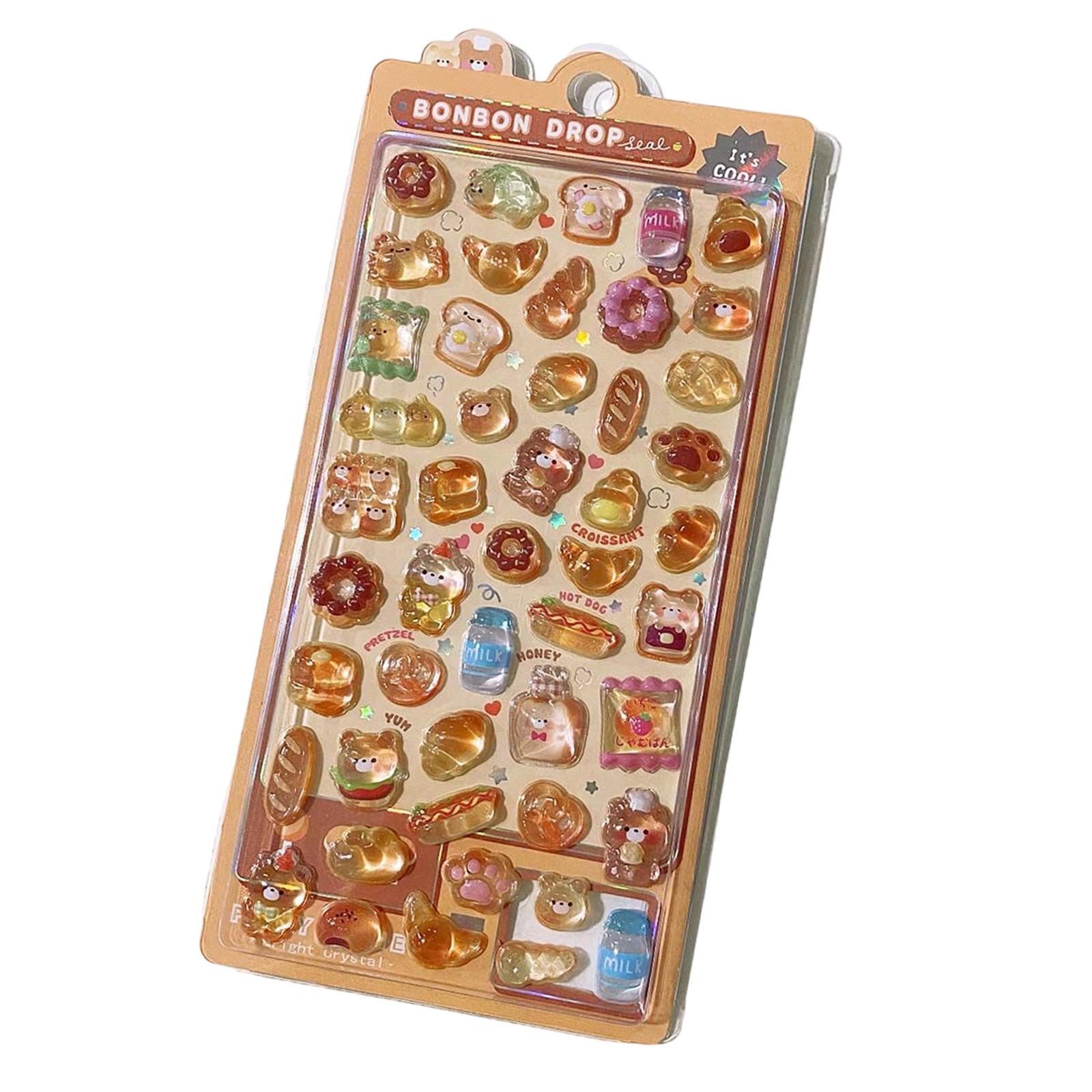 

Прозрачная мультяшная 3D-наклейка с изображением животных, водостойкая, для скрапбукинга, дневника, планировщика, мотивирующая детская наклейка для поощрения коричневый