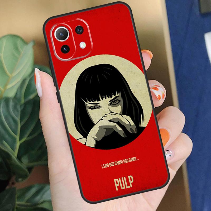 

Чехол для телефона с постером фильма «Криминальное чтиво» для Xiaomi 17 Pro Max 14 15 Ultra 13T 14T 15T Pro POCO F8 F7 F5 F6 X5 X6 X7 Pro Чехол Xiaomi 15 Pro