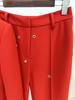 High Street Fashion Spring 2026 Metal Hole Single-Button Suit & Trousers Set