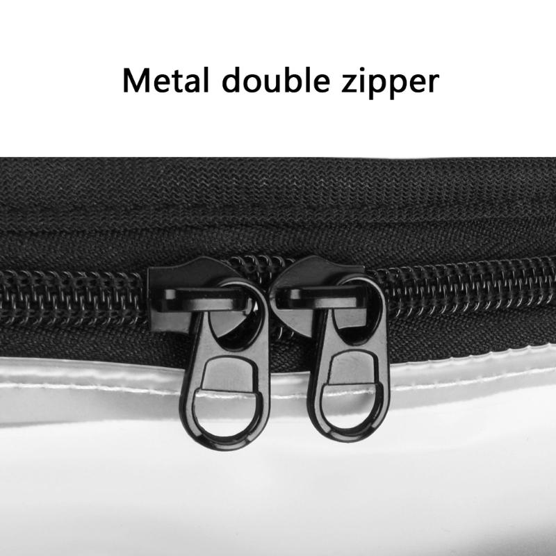 Clear Guitar Storage Case with Double Zipper Acoustic Guitars Bag Protector for 39inch Electric Guitar Accessory