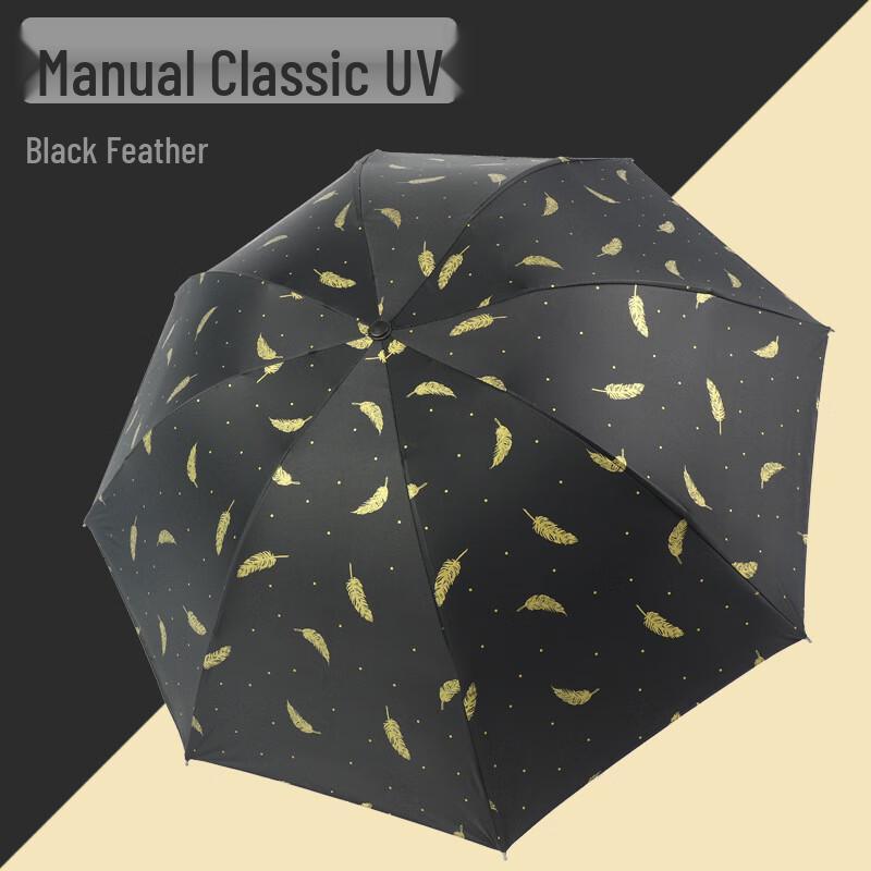 Nanjiao 3-Fold Manual Reverse UV Protection Umbrella