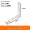 90° L-Shaped Angle Bracket for Table, Chair, Cabinet, and Shelf Support