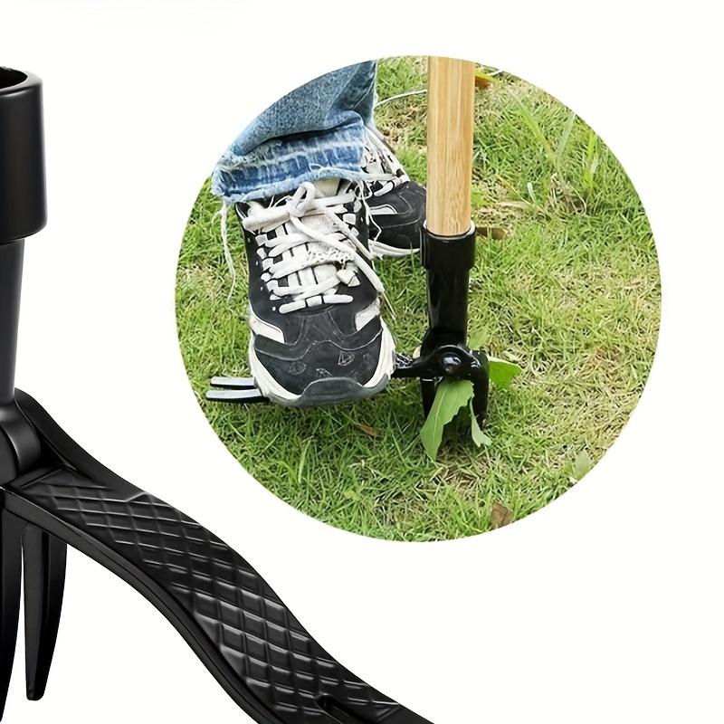 Standing Weeding Tool, Manual Metal Four Claw Lawnmower, Ergonomic Gardening Weeding Tool, No Need To Bend Over