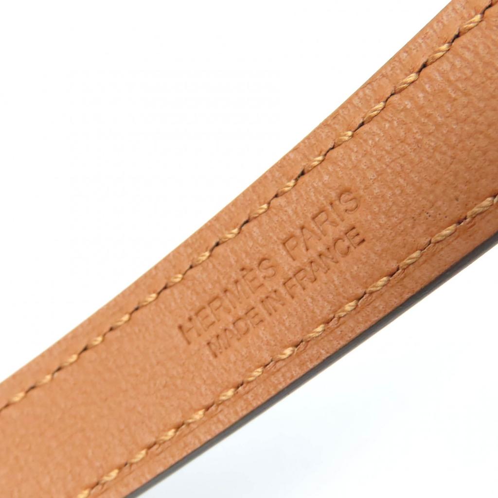 Pristine HERMES Belt Pop H 15 Black Epsom Leather Women Used