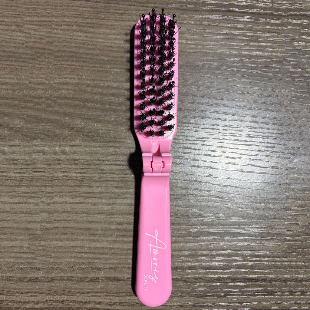 Bristle Hair Folding Comb Portable Anti-static Fluffy Bristle Comb Massage Comb Men's Ribs Comb
