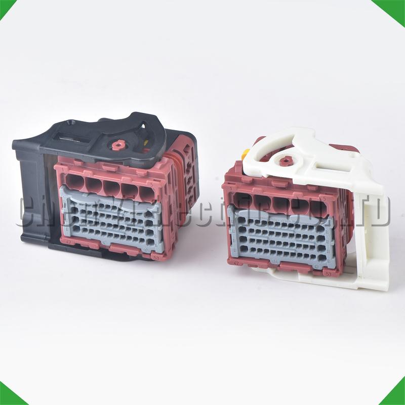 53 Pin Receptacle Modular Wiring Plug ECU connector 34763-0001 64321-2011 64321-1019 98997-1002 For John Deere 210 VCU Peugeot