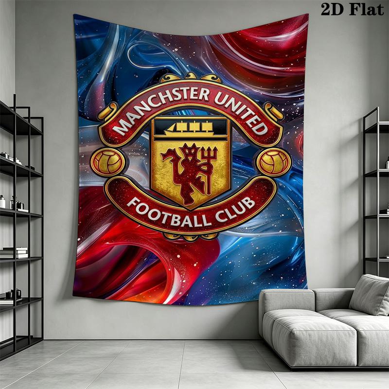 Manchester Crest Poster Bedding 1 Duvet Cover 2 Pillowcase Without Core Duvet Cover And Pillowcase Bedding Set Christmas Birthday Gift