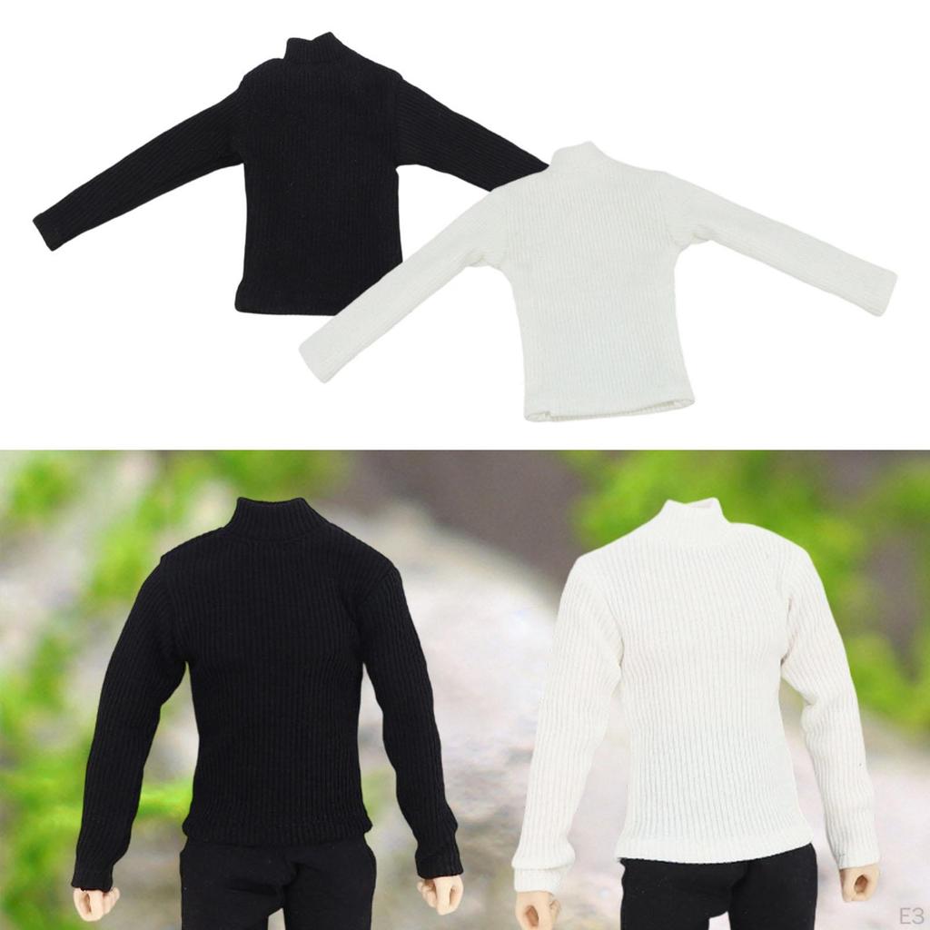 1/6 Action Figure Clothes 12 inch Male Dressing up Long Sleeved Model Trendy Doll Knitted