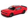 1/24 Dodge Challenger SRT Hellcat Model auta ze slitiny Diecast Kovový model sportovního vozu Vysoká simulace Zvukové světlo Dětská hračka Dárek