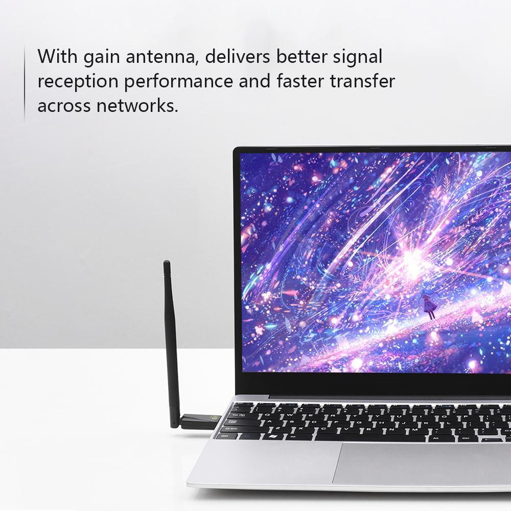 USB Wifi Router Adapter Driver-free Network LAN Card Plug & Play With Rotatable Antenna for windows