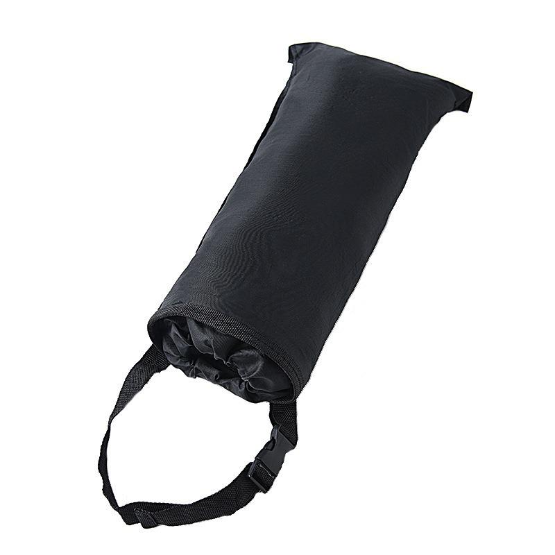 Compact Car Trash and Storage Bin with Umbrella Holder