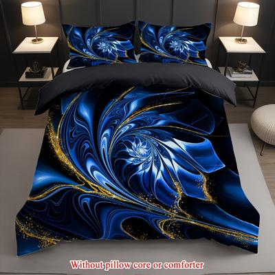 Juego de Ropa de Cama Floral Impresión 3D Juego de Funda Nórdica Amigable con la Piel Tamaño Individual Twin Doble Decoración de Dormitorio Juego de Funda Nórdica Regalo de Cumpleaños