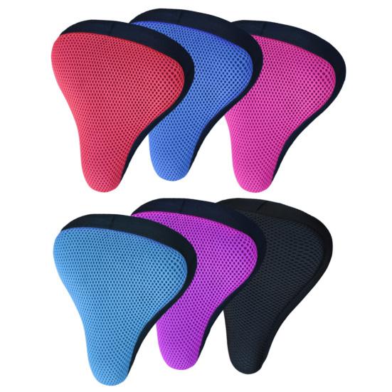 Durable Stereo Well Fit Multi Colors Tear Resistant Bicycle Seat Cover for Mountain Bike Cushion