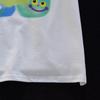 Unisex Retro Cartoon Print Cotton T-Shirt, Plus Size, Loose Fit, Short Sleeve
