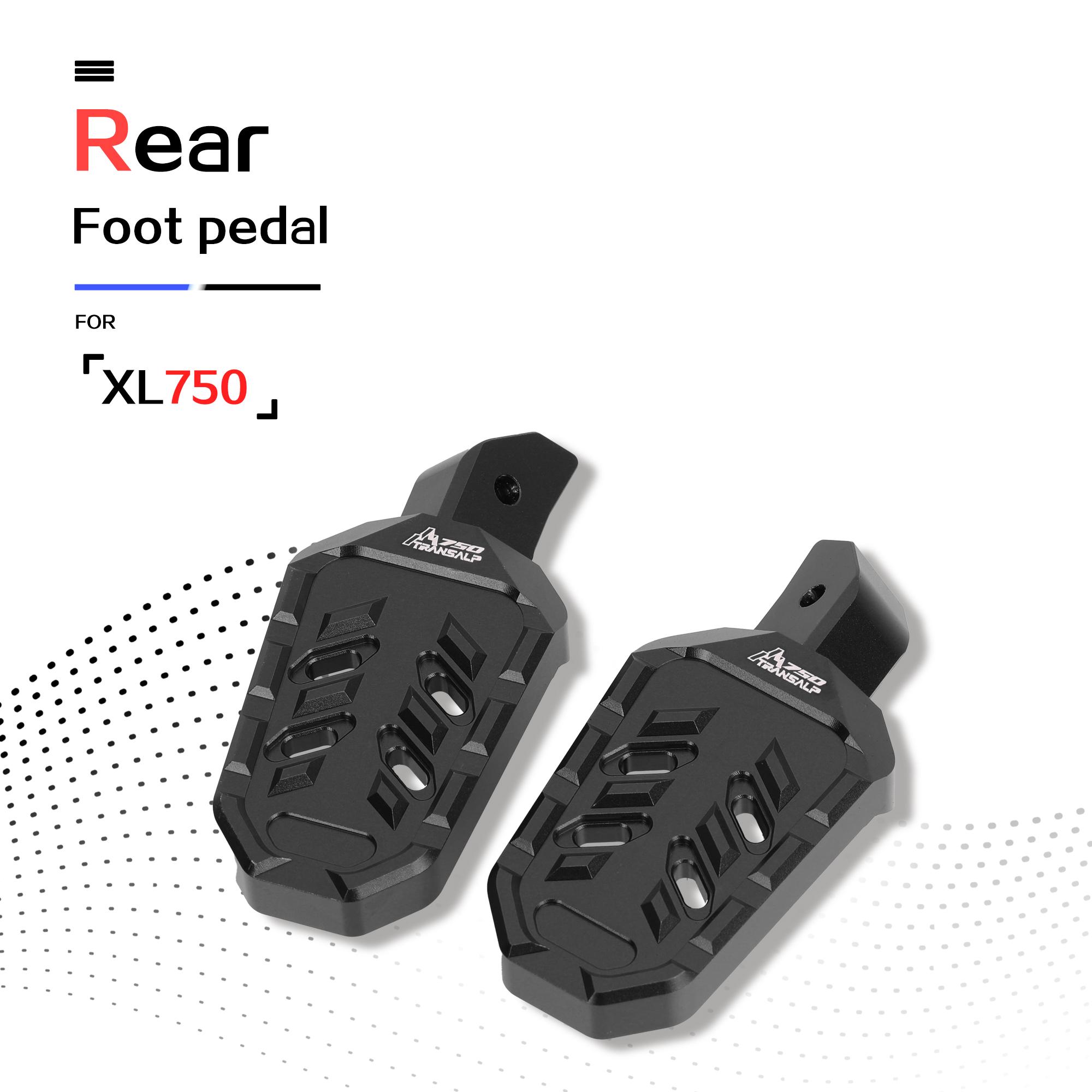 

For Honda Hornet & XL 750 Transalp XL750 Transalp 2024 CNC Motorcycle Front Rear Foot Rests FootpegsExtender Pedal Honda чёрный