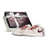 Air Jordan 1 Box, Herz-Bote Abriebfest Niedrig geschnitten Vintage Basketballschuhe Unisex Rotbraun FQ8041-300(TeamA-S-BOX)