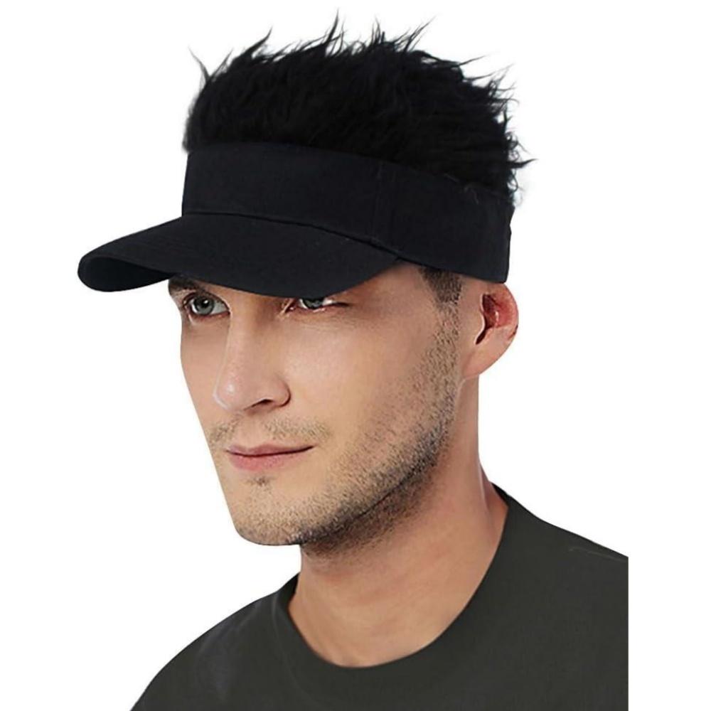 Модная Бейсболка в Хип-хоп Стиле Декоративная Косплей Персонализированный Парик Вязаные Шапки Вечеринка Хип-хоп Наряд Парики Шапки